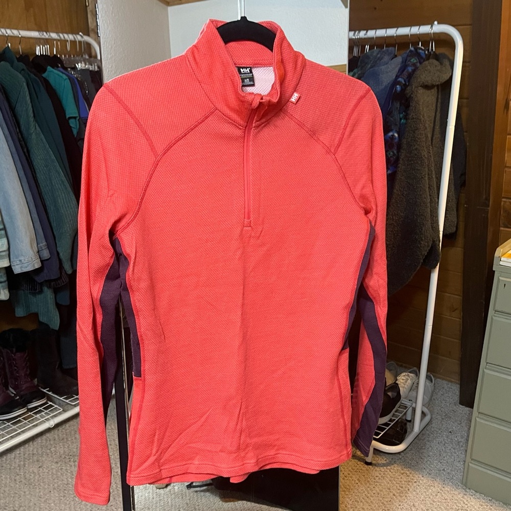 Helly Hansen Lifa Merino Wool 1/4 Zip Base Layer - Size Large